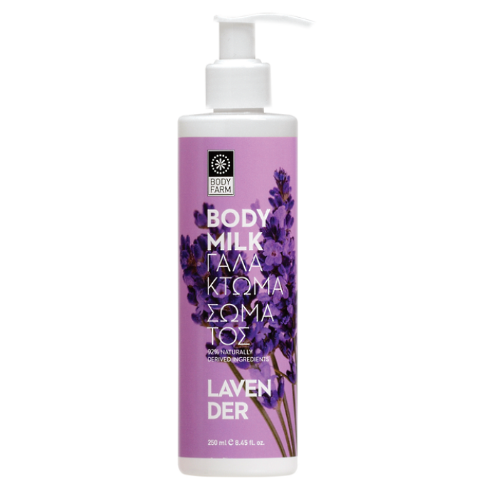 Bodyfarm Lavender body milk -  Telové mlieko s levanduľou  250 ml