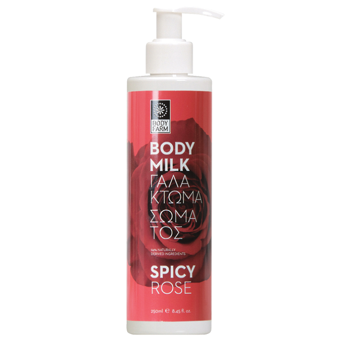 Bodyfarm Body milk spicy rose  - Telové mlieko s ružou  250 ml