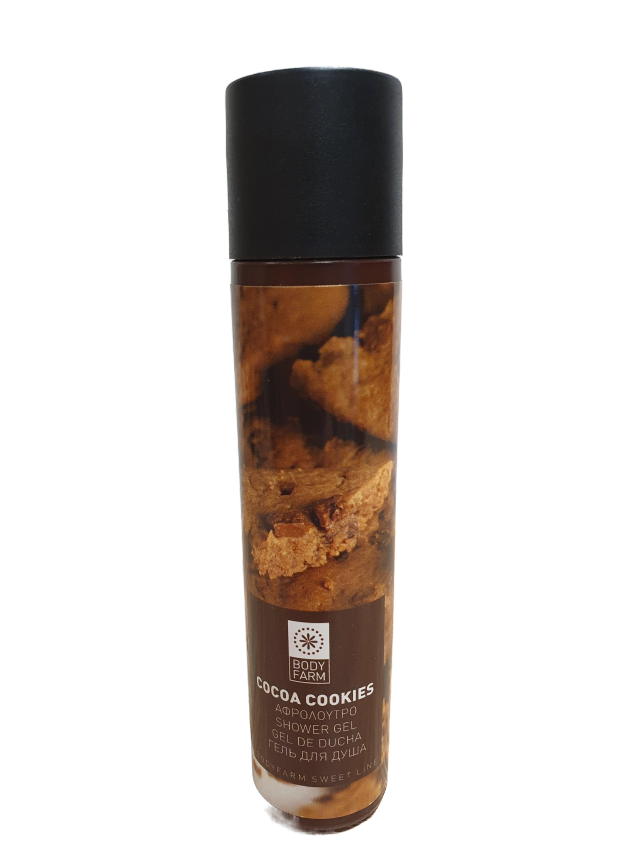 BodyFarm Cocoa Cookies shower gel mini - Sprchovací gél s kakaovými cookies mini  50 ml