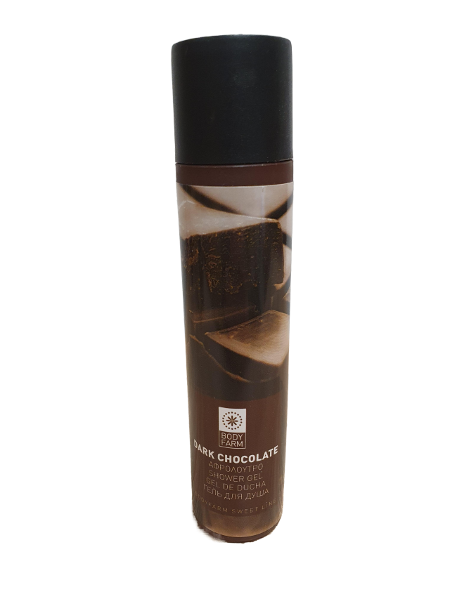Bodyfarm Shower gel dark chocolate mini - Sprchovací gél s tmavou čokoládou mini  50 ml