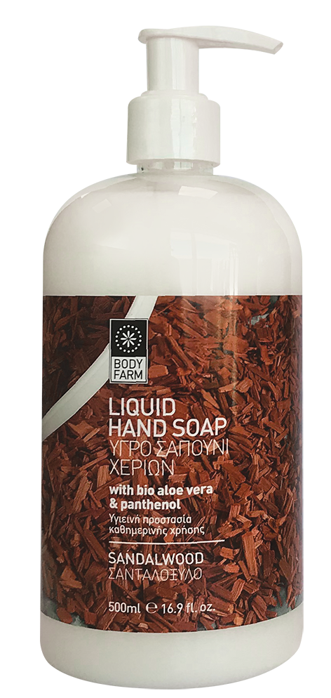 Bodyfarm Liquid hand soap sandalwood - Tekuté mydlo na ruky so santalovým drevom  500 ml