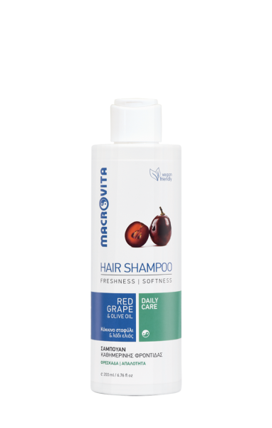 Macrovita Red Grape Daily care shampoo - Šampón pre každodennú starostlivosť o vlasy  200 ml
