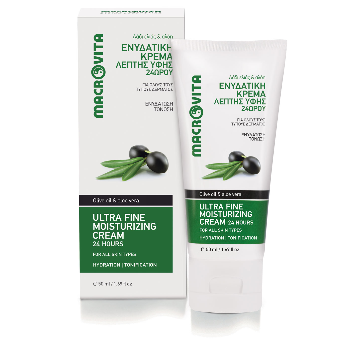 Macrovita Olive Oil Ultra fine moisturizing cream 24 hours - Ultra jemný hydratačný 24-hod krém Macrovita  50 ml