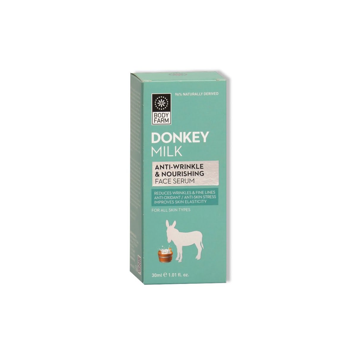 BodyFarm Donkey milk Anti-wrinkle & nourishing face serum  30 ml