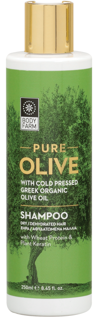 Bodyfarm Pure Olive Shampoo dry hair - Šampón pre suché/dehydrované vlasy  250 ml