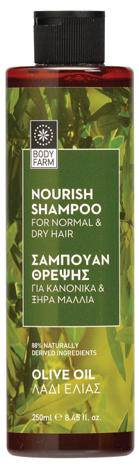 Bodyfarm Shampoo Olive Oil - Šampón s olivovým olejom pre normálne/suché vlasy  250 ml
