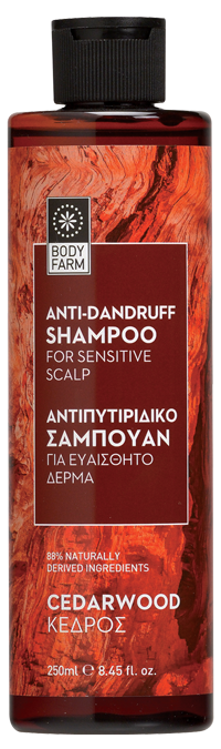 Bodyfarm Shampoo Cedarwood - Šampón s cédrovým drevom proti lupinám  250 ml