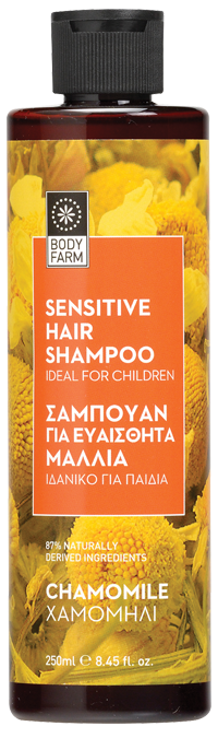 BodyFarm Shampoo Chamomile - Šampón s harmančekom pre citlivú pokožku hlavy/jemné vlasy  250 ml