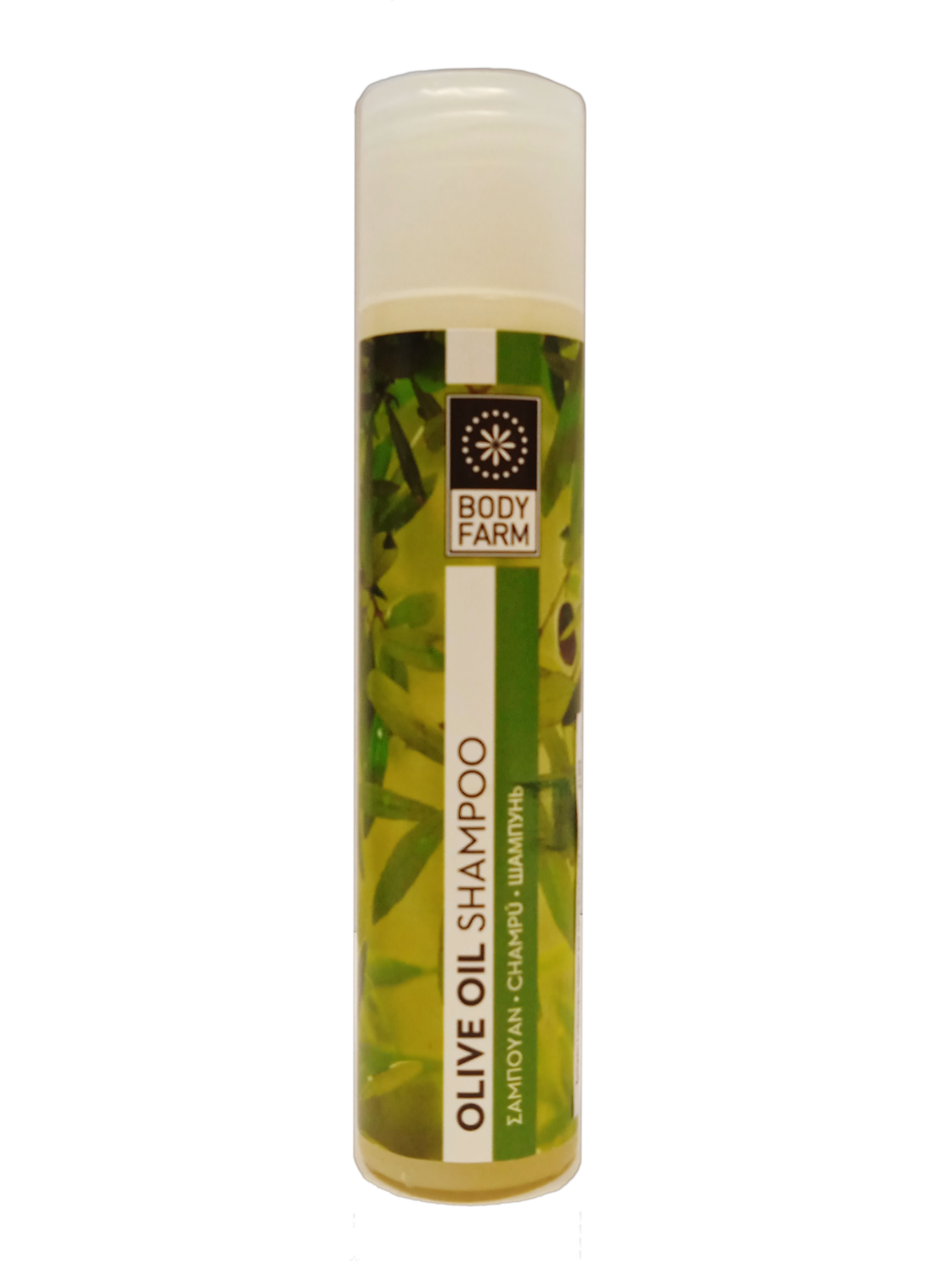 Bodyfarm Mini Shampoo Olive oil - Šampón s olivovým olejom mini  50 ml