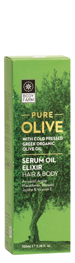 Body Farm Pure Olive Serum Oil For Hair & Body  - Sérum na vlasy & telo  100 ml