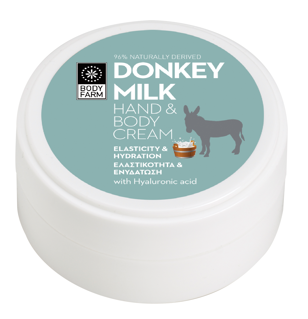 Bodyfarm Donkey milk Hand & body cream mini - Krém na ruky a telo mini  50 ml