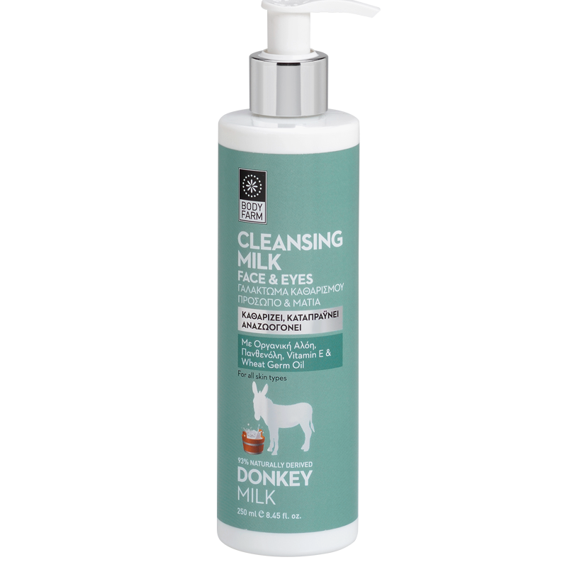 Bodyfarm Donkey milk Face cleansing milk - Čistiace mlieko  250 ml