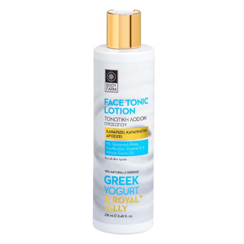 Bodyfarm Greek Yogurt & Royal jelly Face Tonic Lotion - Pleťové tonikum  250 ml