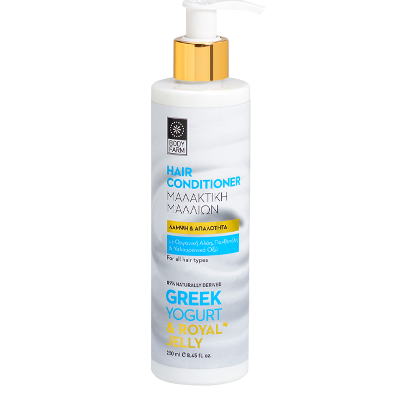 Bodyfarm Greek Yogurt & Royal jelly Hair conditioner - Kondicionér na vlasy  250 ml