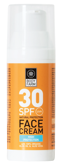 Bodyfarm Sun care Face cream SPF 30 - Sun care Krém na tvár SPF 30  50 ml