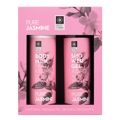 BodyFarm Gift set Jasmine (Shower gel & Body Milk) -  Darčekový set s jazmínom  250 ml + 250 ml
