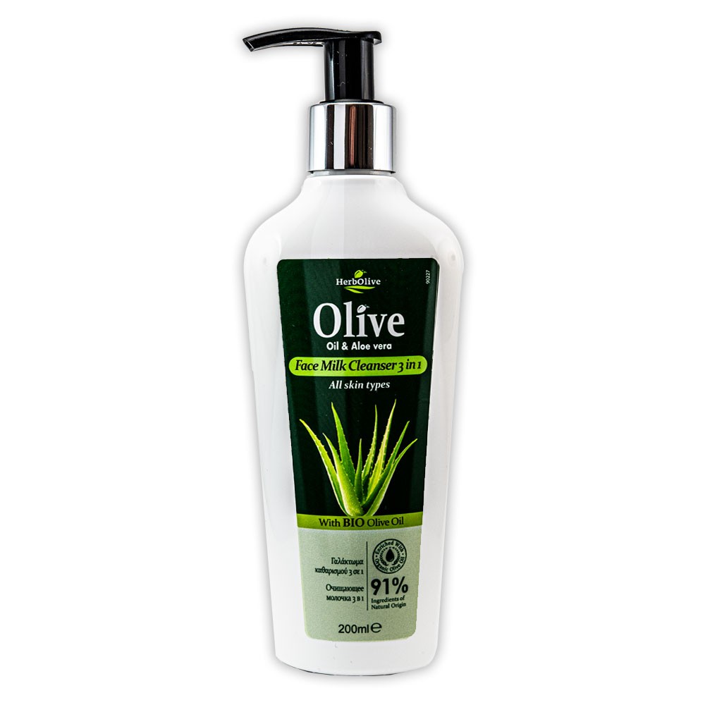 Madis Herbolive Face Milk Cleanser 3 in 1 - Čistiace mlieko 3 v 1  200 ml