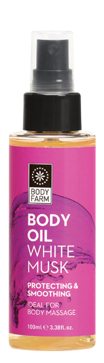 BodyFarm Body Oil White Musk - Telový olej s bielym pižmom  100 ml