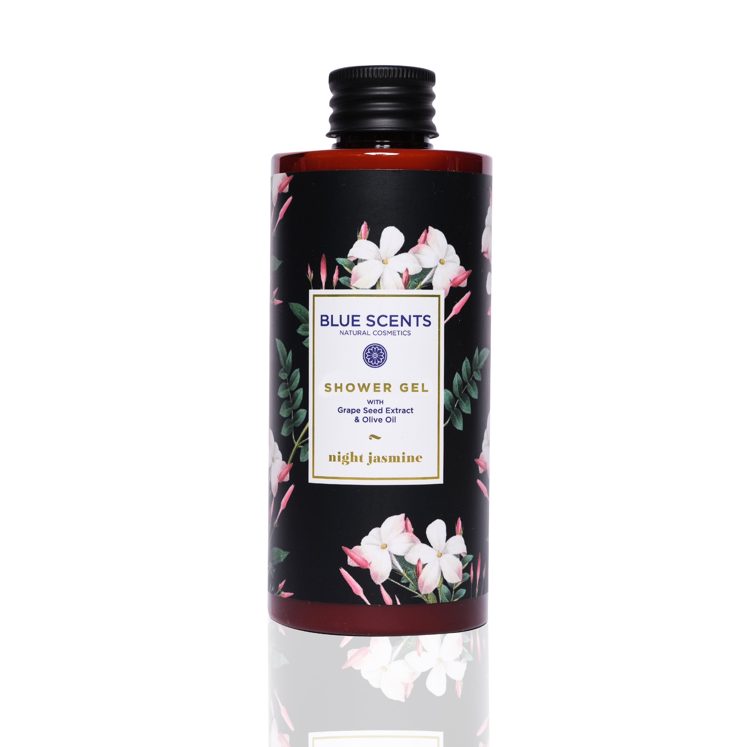 Blue Scents Shower gel night jasmine- Sprchovací gél s nočným jazmínom  300 ml