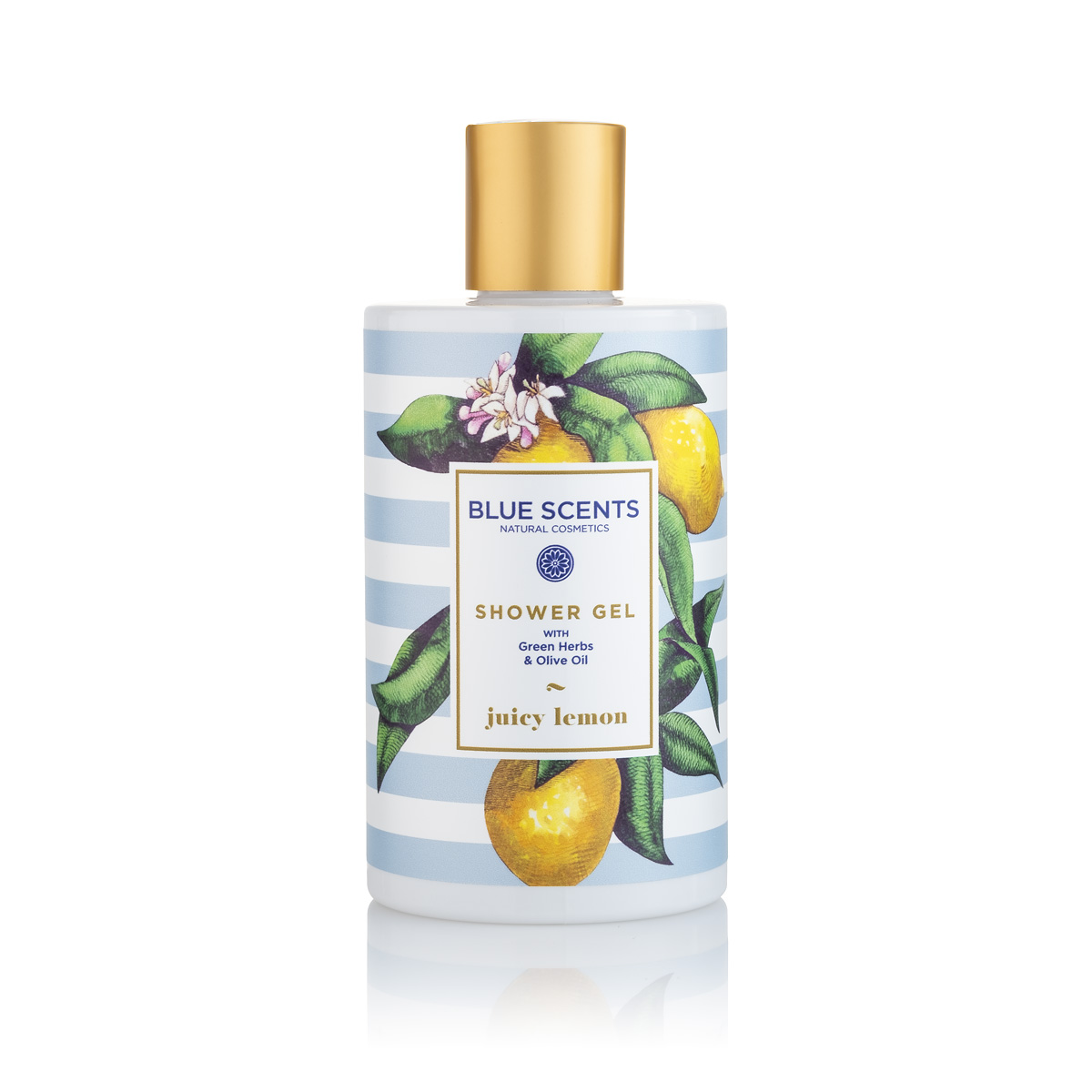Blue Scents Shower gel juicy lemon - Blue Scents Sprchovací gél so šťavnatým citrónom  300 ml