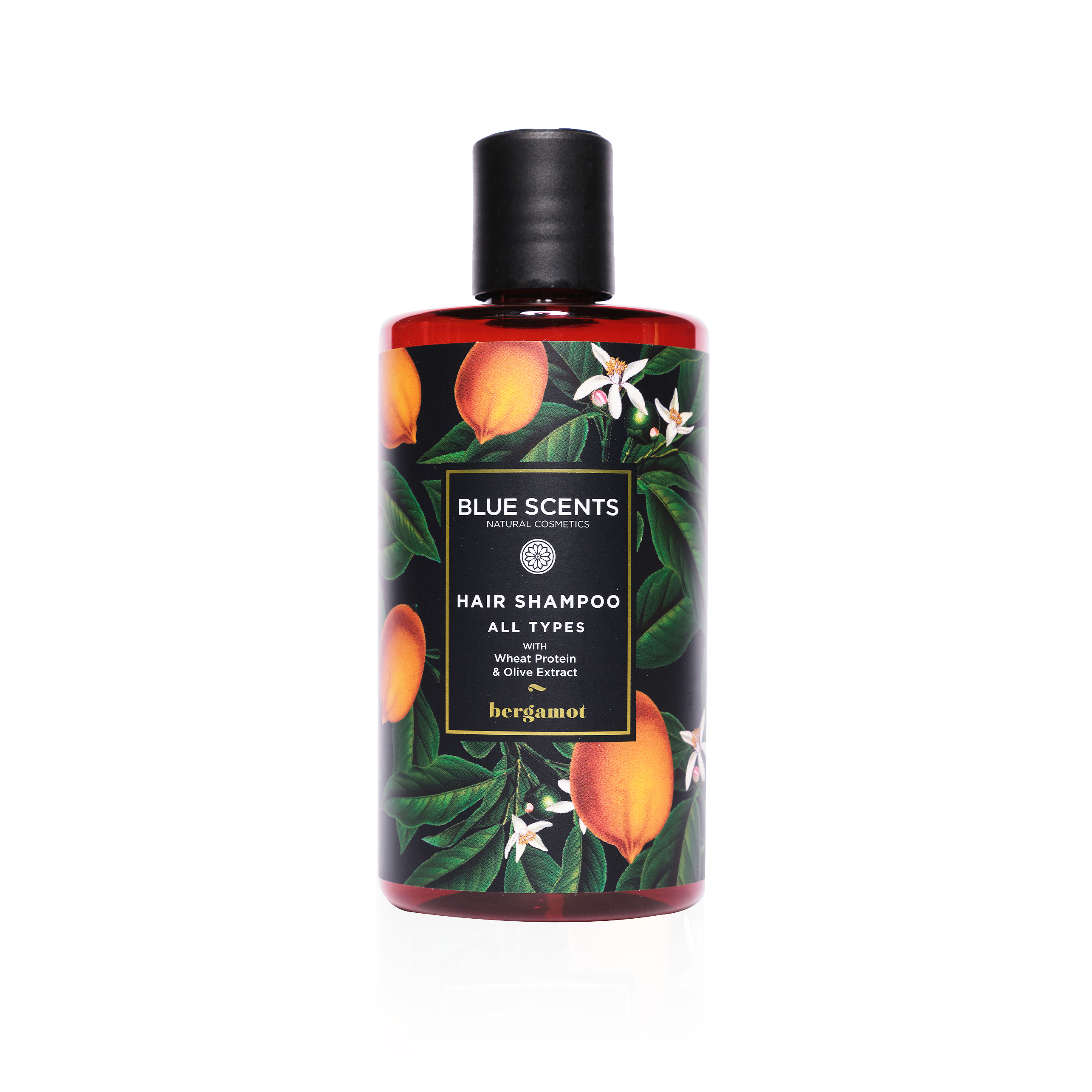 Blue Scents Shampoo bergamot - all types - Šampón na vlasy s bergamotom pre všetky typy vlasov  300 ml