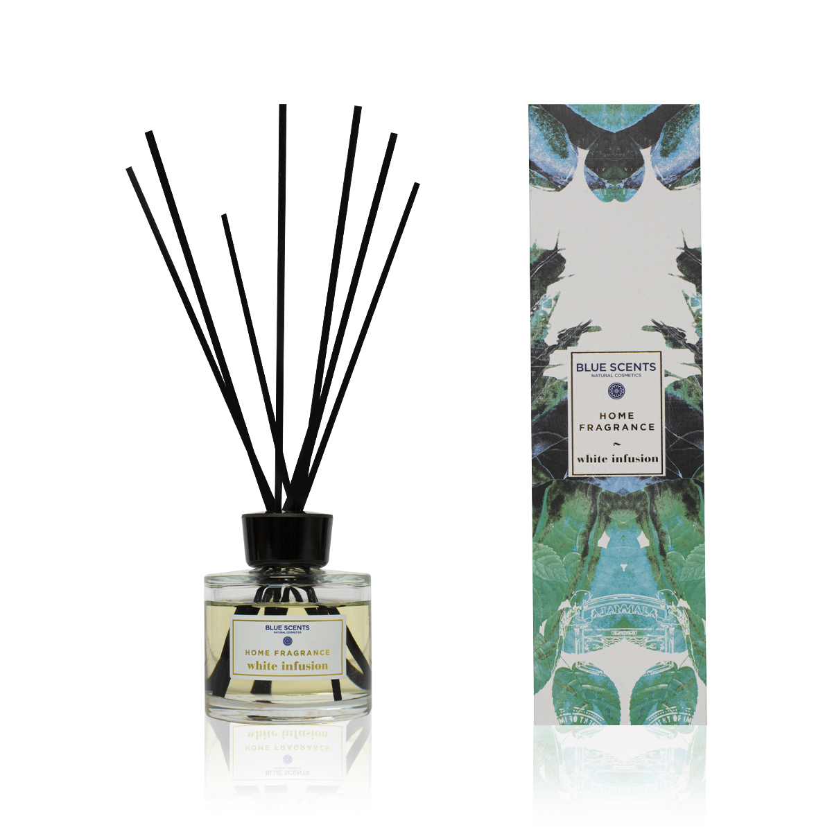 Blue Scents Home fragrance white infusion -  Difúzer s vôňou bieleho čaju  100 ml