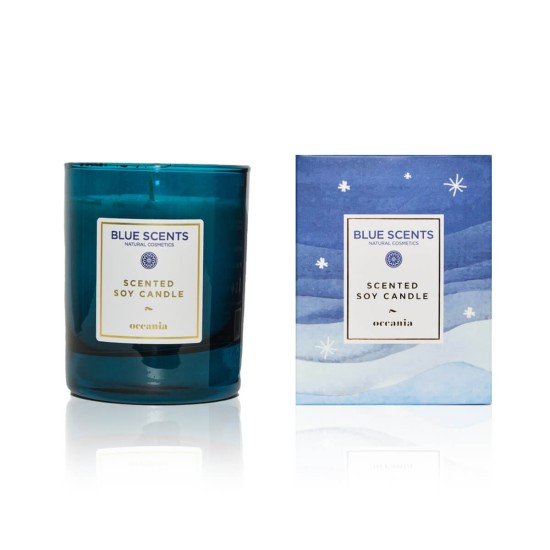 Blue Scents Soy candle oceania -  Sójová sviečka s vôňou oceania 145 gr