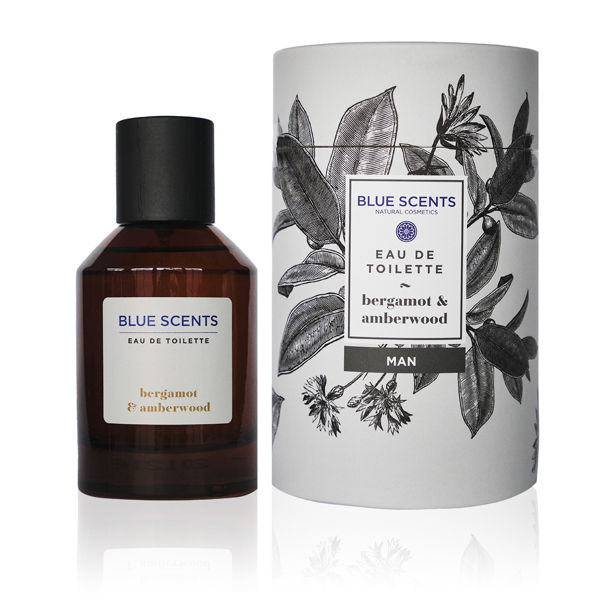 Blue Scents  Eau de toilette bergamot & amberwood -  Eau de toilette bergamot & amberwood  100 ml