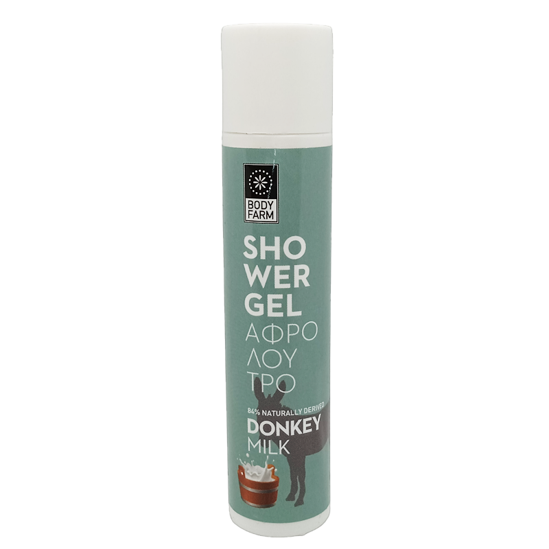 BodyFarm Donkey milk Shower gel mini - Sprchovací gél mini  50 ml
