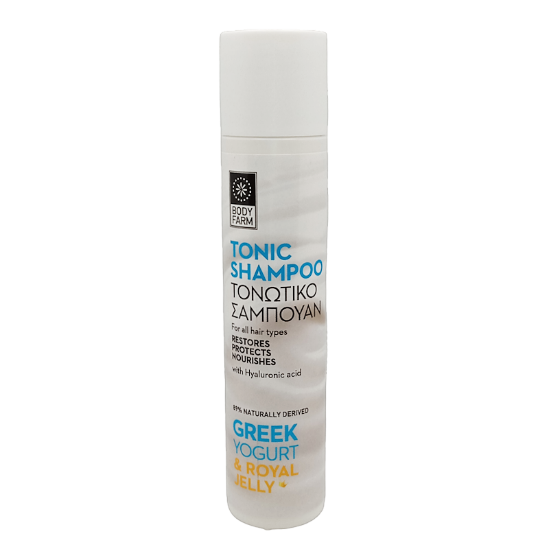 Bodyfarm Greek Yogurt & Royal jelly Tonic shampoo mini - Šampón na vlasy mini  50 ml
