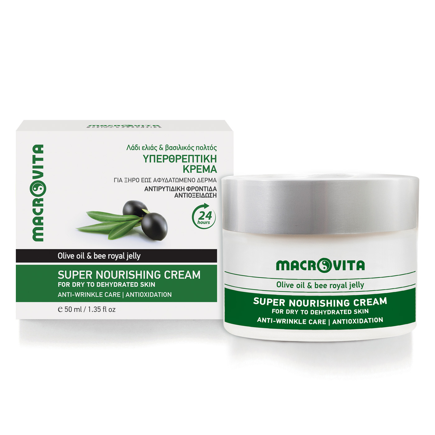 Macrovita Olive Oil Super nourishing cream - dry to dehydrated skin - Super výživný krém pre suchú a dehydrovanú pokožku  50 ml