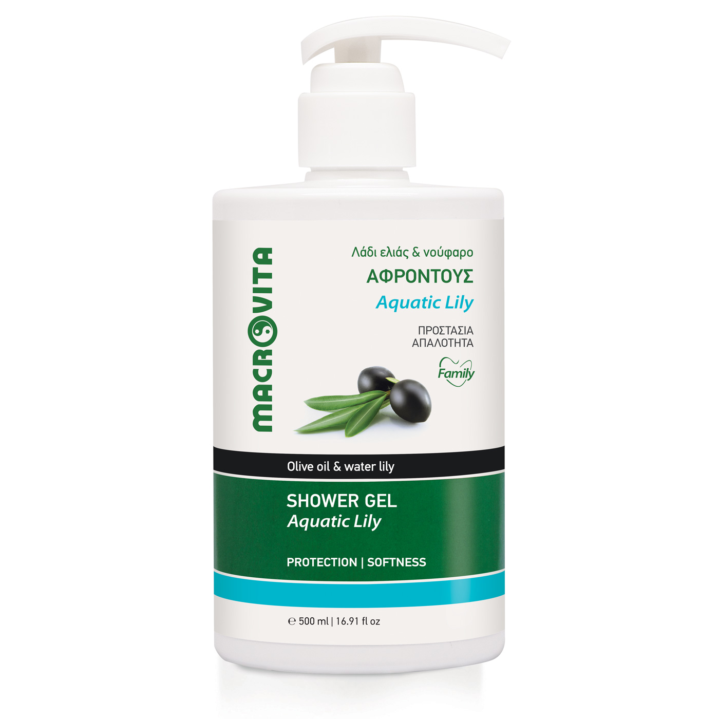 Macrovita Shower gel aquatic lily - Macrovita Sprchovací krém s leknom  500 ml