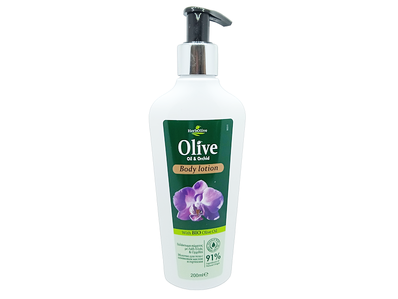 Madis Herbolive Body lotion olive oil & orchid - Telové mlieko s orchideou  200 ml