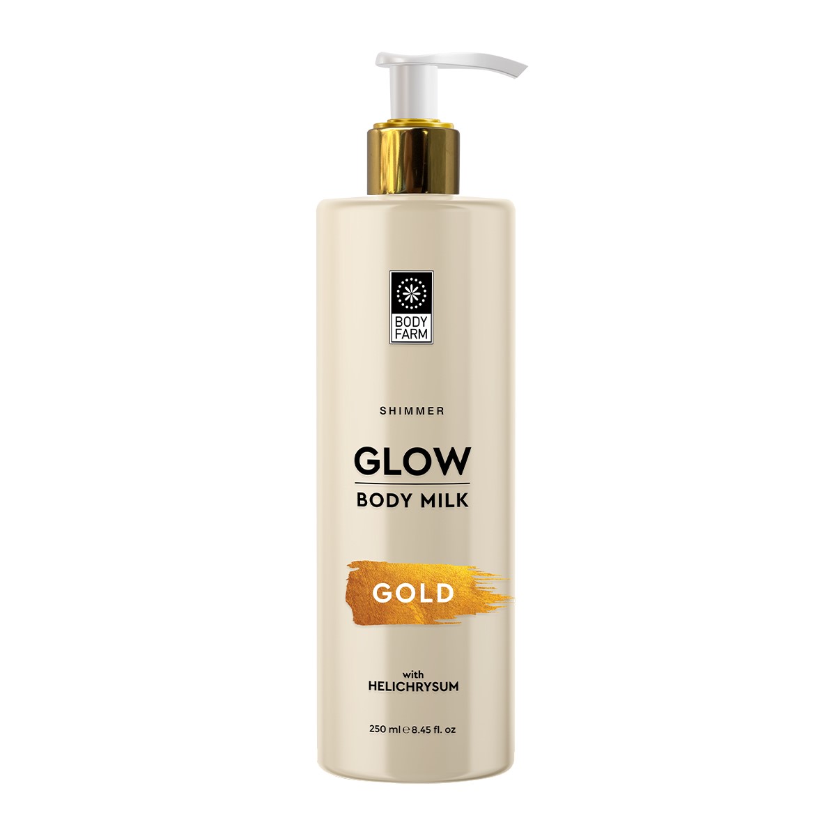 Bodyfarm Bodyfarm Glow Body milk GOLD  - Glow telové mlieko GOLD  250 ml