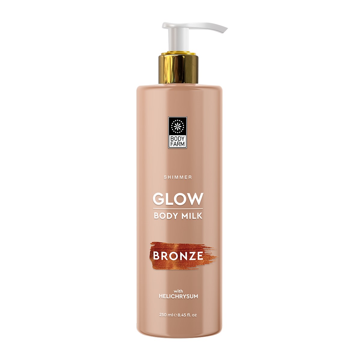 Bodyfarm Bodyfarm Glow Body milk BRONZE  - Glow telové mlieko BRONZE  250 ml