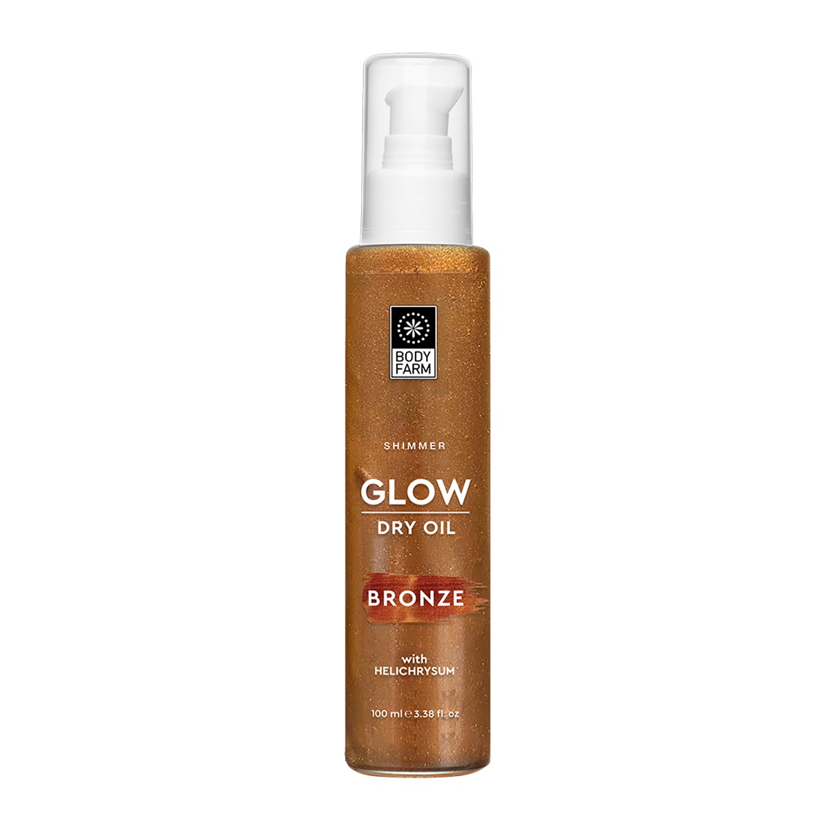 Bodyfarm Glow Dry oil BRONZE - Glow trblietavý suchý olej BRONZE  100 ml