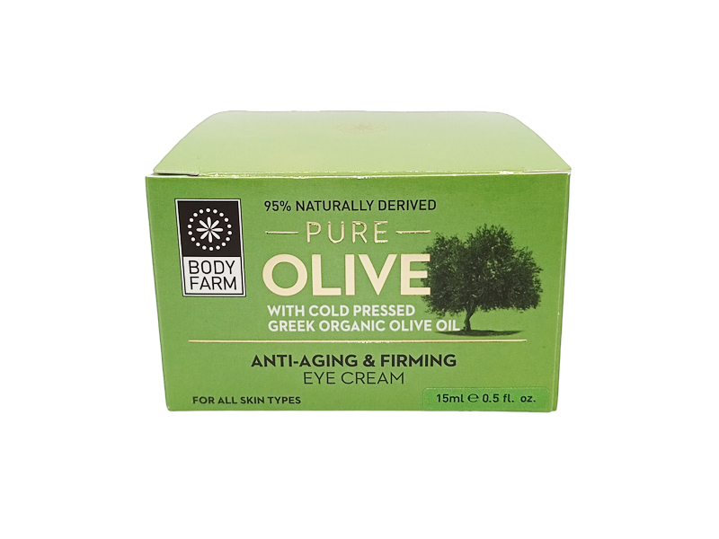 BodyFarm Pure Olive Anti-aging & firming eye cream - Spevňujúci očný krém proti vráskam  15 ml