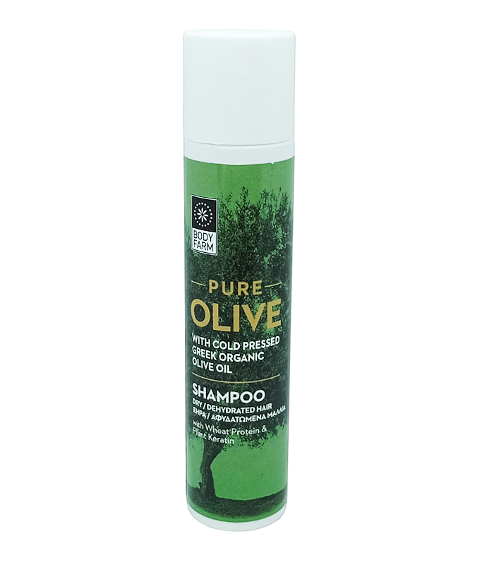Bodyfarm Pure Olive Shampoo dry hair mini - Šampón pre suché/dehydrované vlasy mini  50 ml