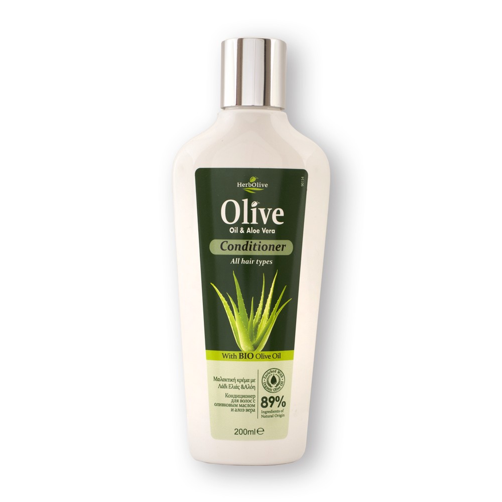 Madis Herbolive Conditioner for normal & oily hair with aloe vera - Kondicionér aloe vera (normálne a mastné vlasy)  200 ml