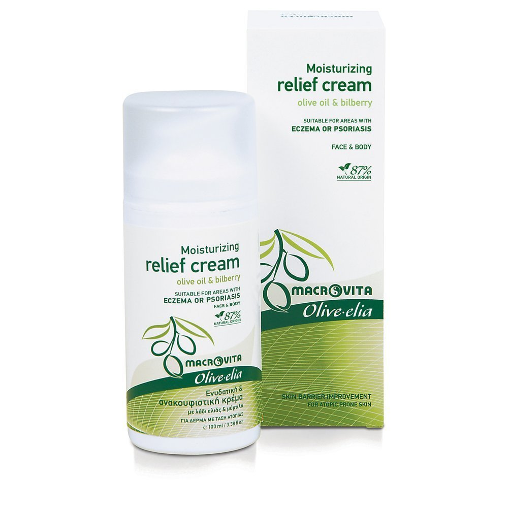 Macrovita Olive-Elia Moisturizing relief cream - Hydratačný upokojujúci krém  100 ml