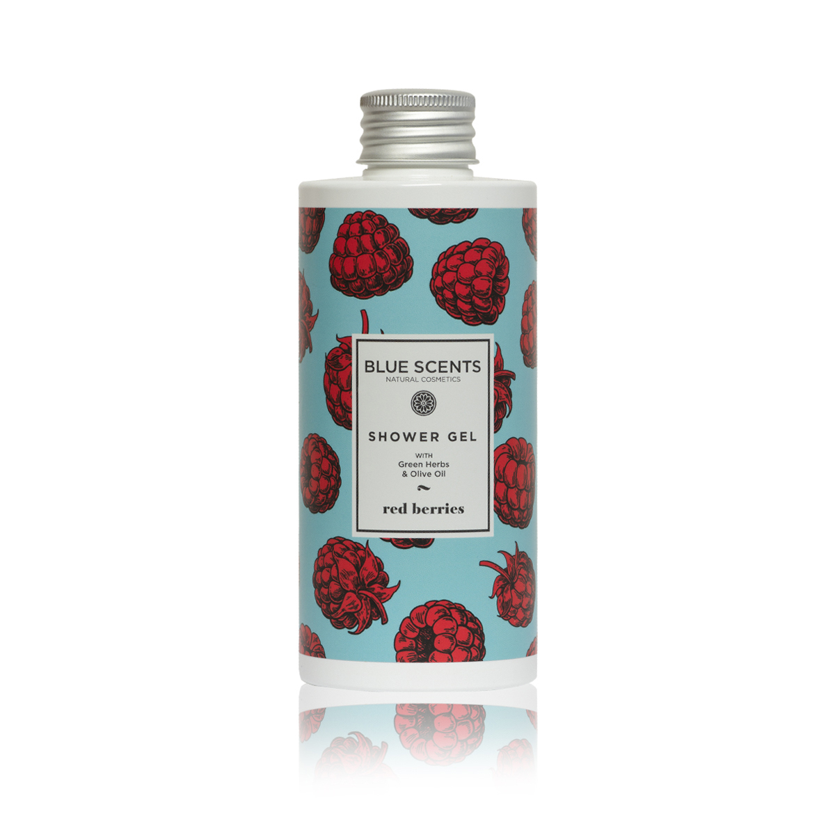 Blue Scents Shower gel red berries- Sprchovací gél s červeným bobuľovým ovocím  300 ml
