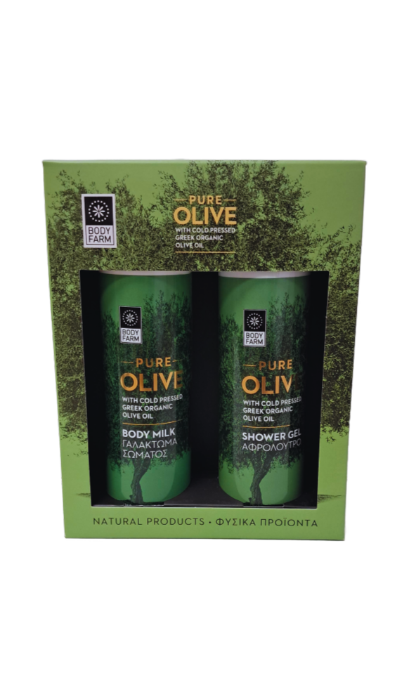 Bodyfarm Pure Olive Gift Pack - Pure Olive Darčekový set  250ml + 250 ml