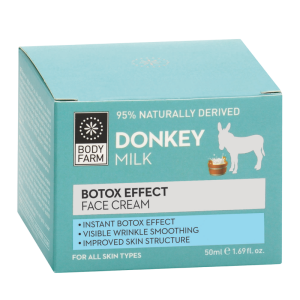 BodyFarm Donkey milk Botox Effect face cream - Pleťový krém s botoxovým efektom  50 ml