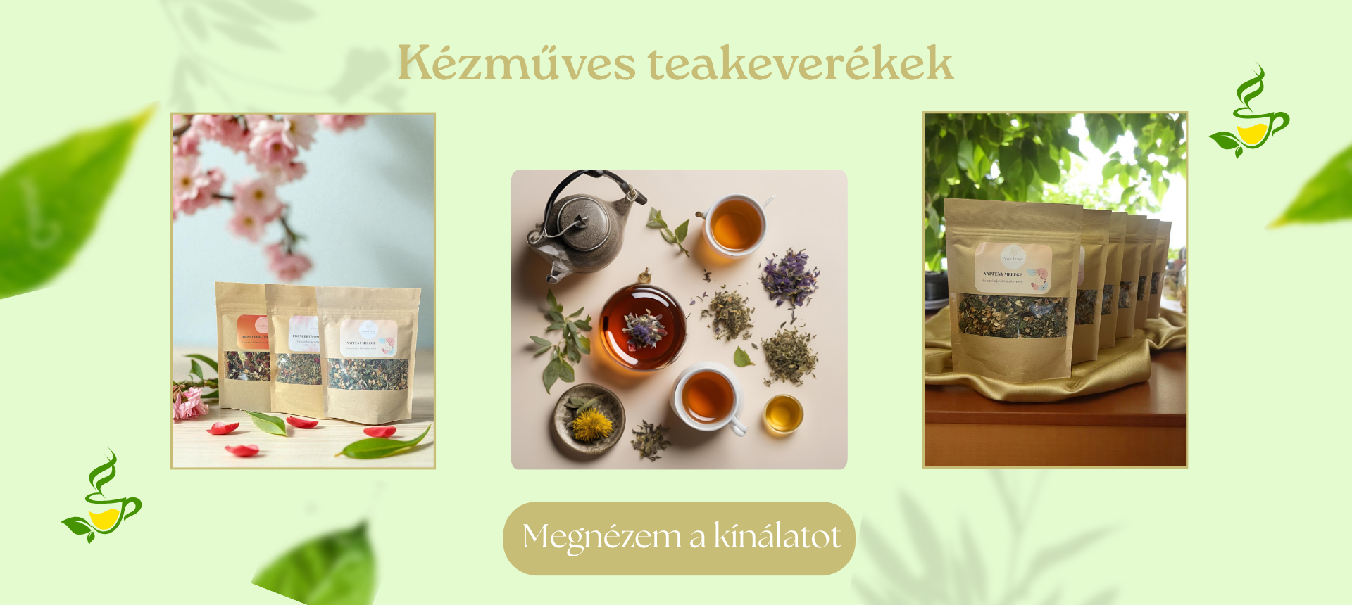 Kézműves teakeverékek