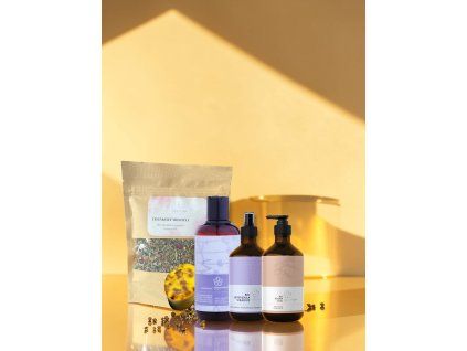 otthoni wellnesscsomag, stresszoldó háttérrel Photoroom