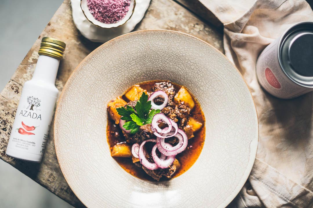 Hovězí guláš s tuřínem