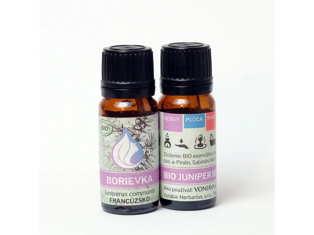 Organicka Borievka Juniper Berry BIO esencialny olej Voniava 10ml copy