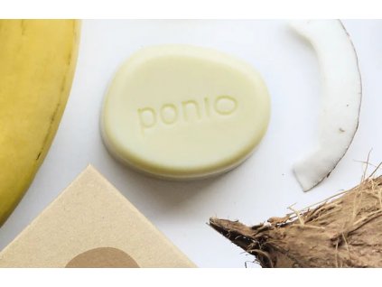 Tuhý vlasový kondicionér Banán & Kokos - Ponio