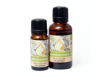 Organicka Mandarinka Mandarin BIO esencialny olej Voniava 10ml 30ml copy