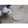 ZERO WASTE háčkovaný odličovací tampónik z biobavlny béžový 2 ŽIVOT bez ODPADU